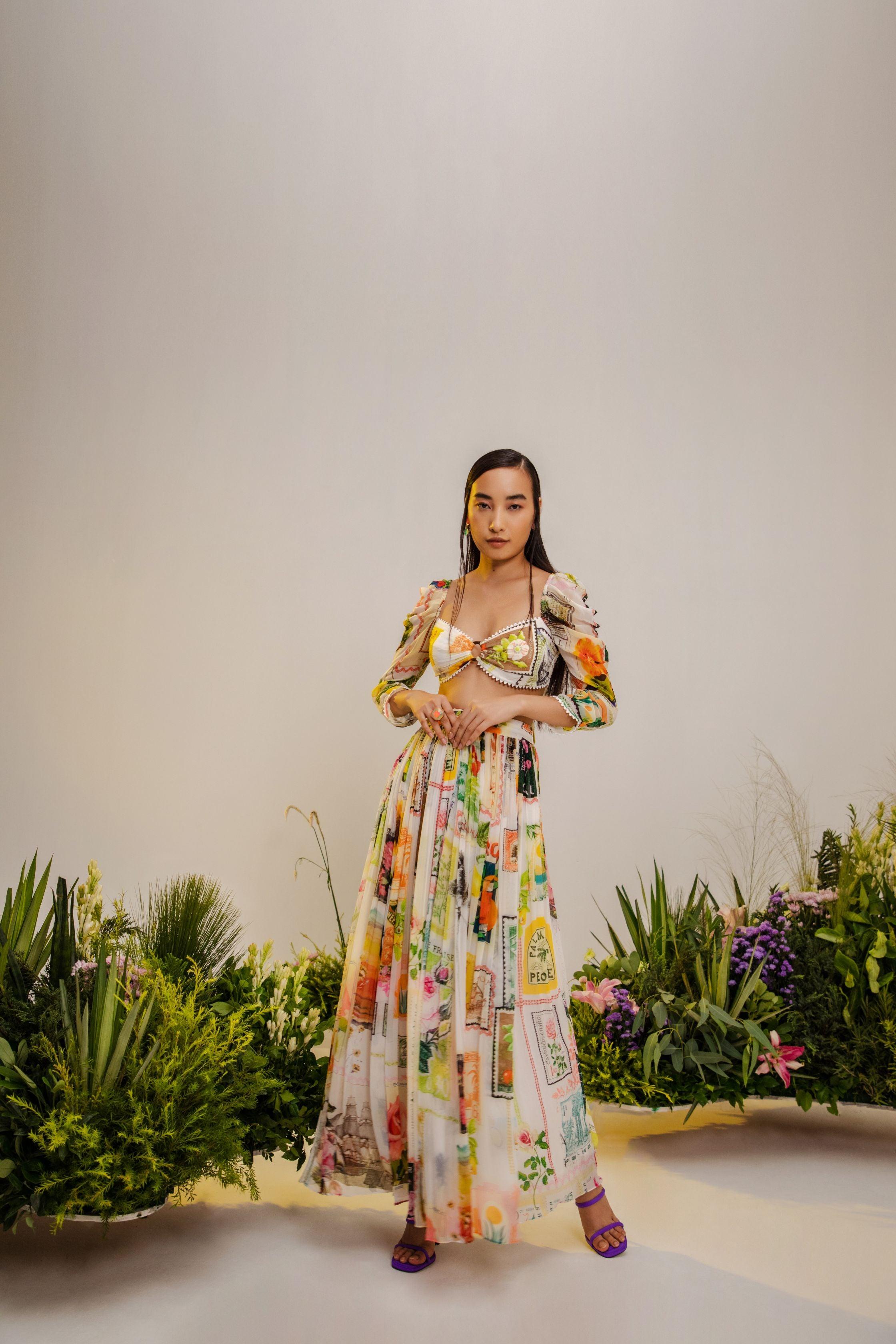 Koto Bandeau & Midi Skirt, a product by THE IASO
