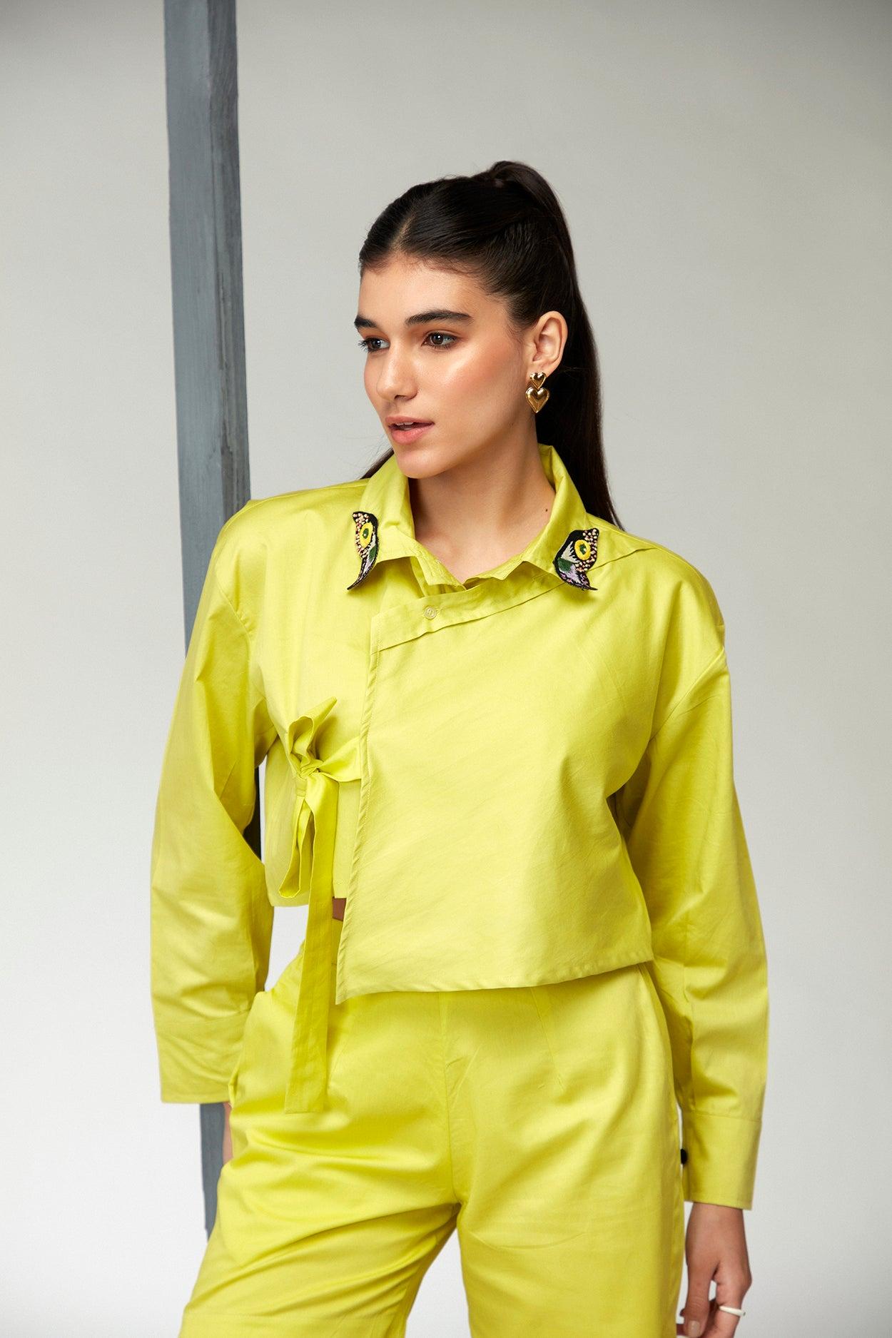 Buttercup warp shirt set, a product by Zilaire 