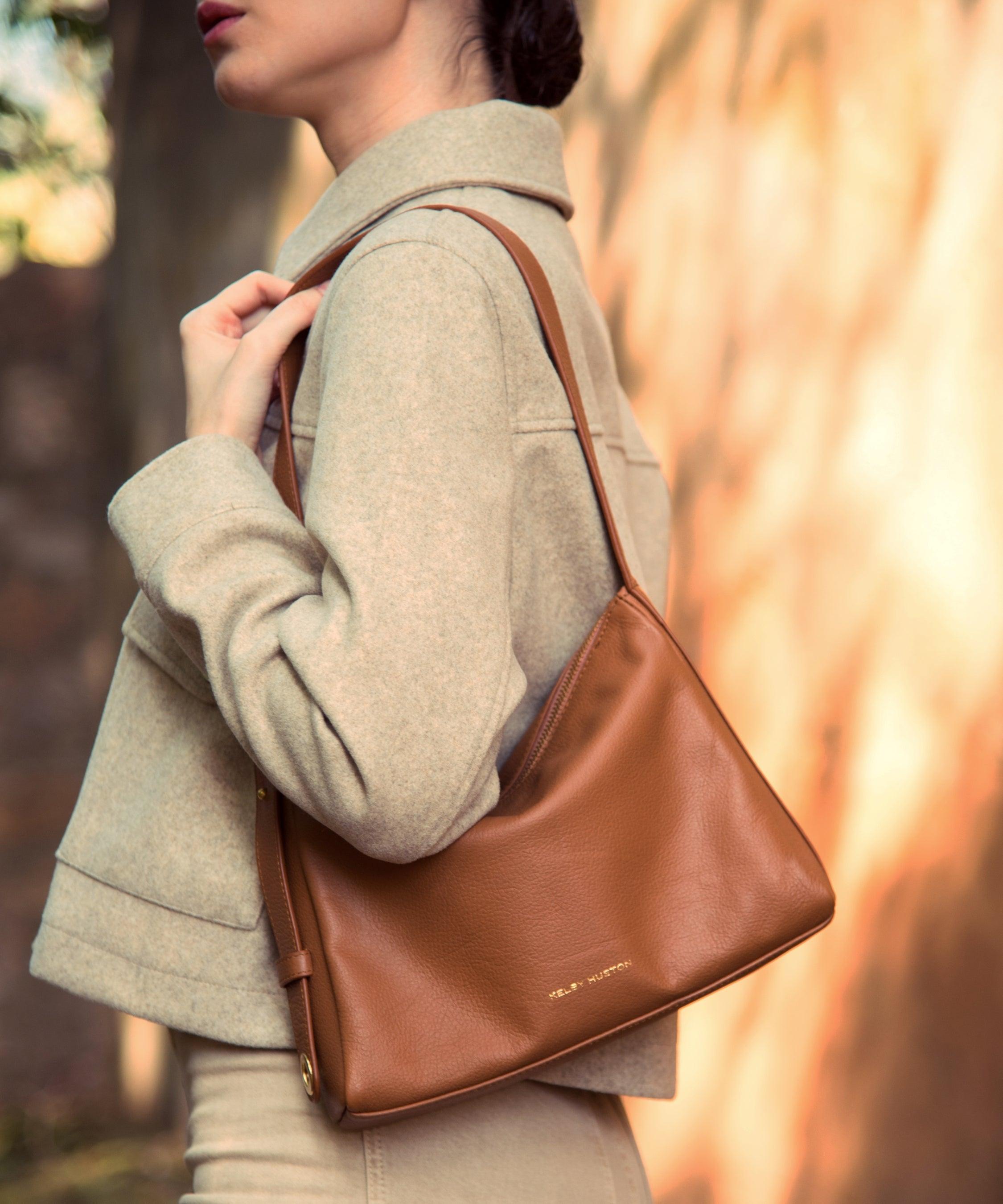 EMMY SHOULDER BAG - TAN, a product by Kelby Huston