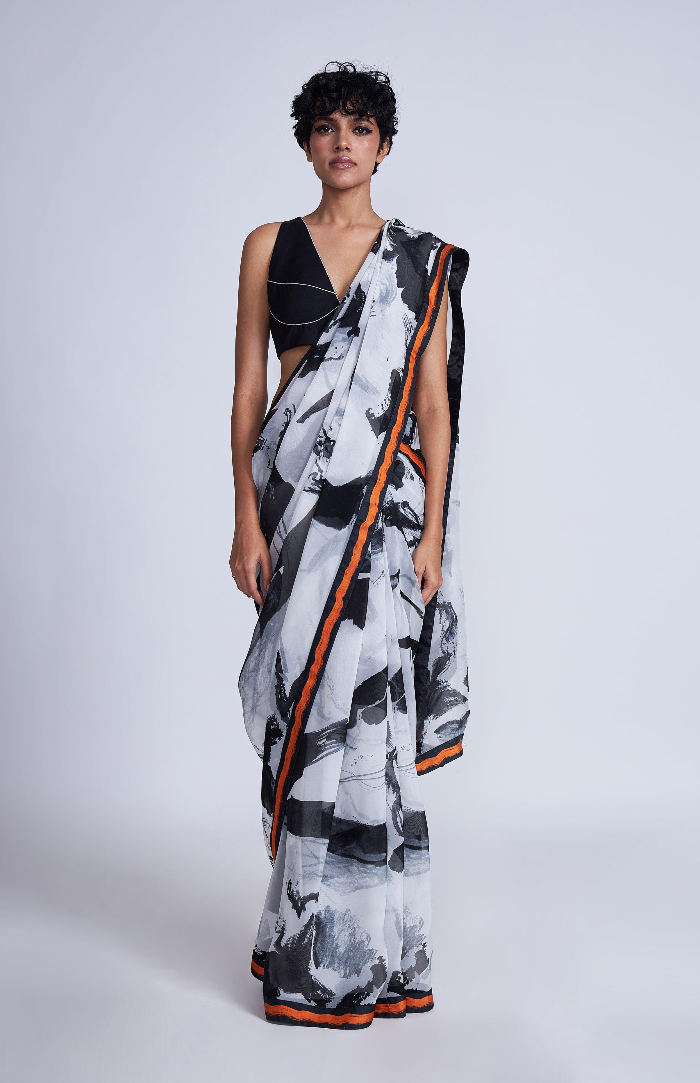 Yuki Organza Saree, a product by Advait India