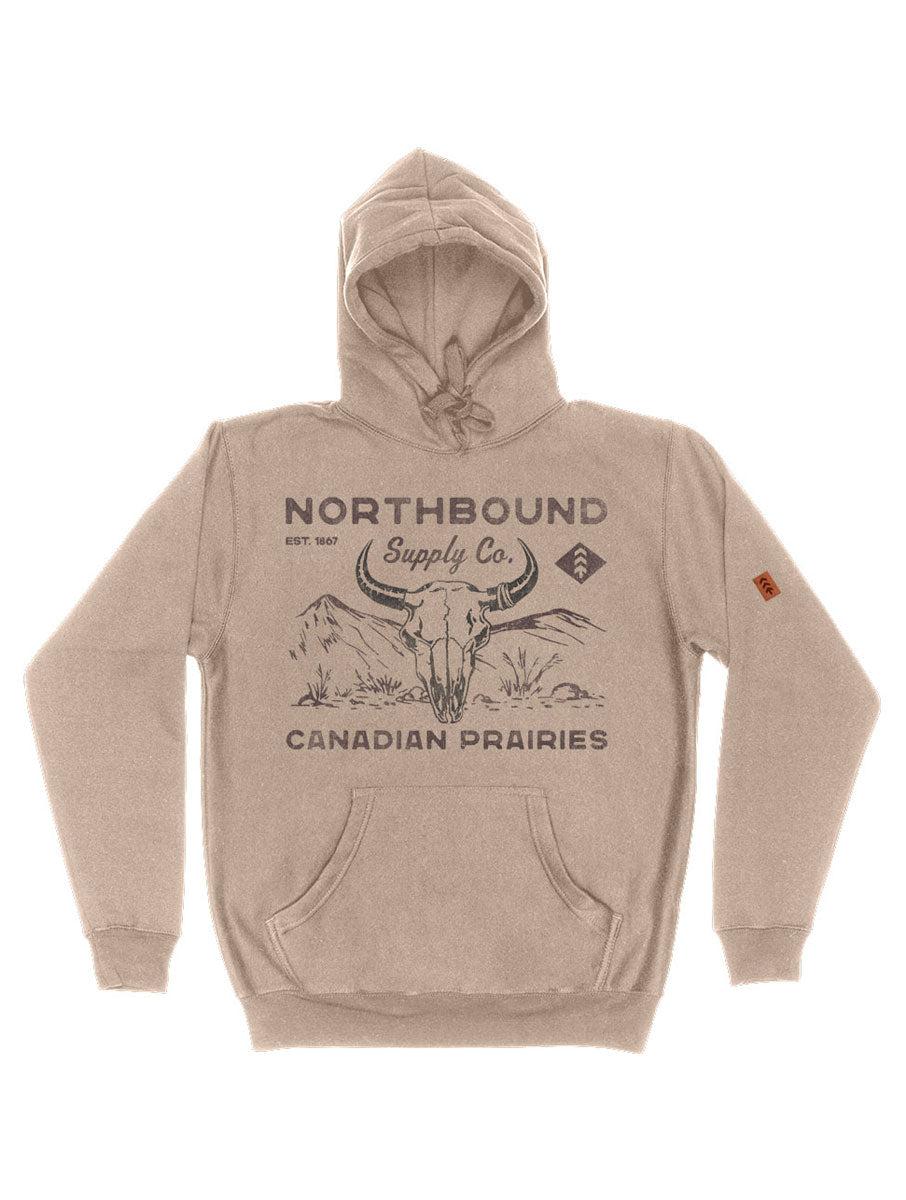 Canadian Prairies Pullover Hoodie, a product by Northbound Supply Co.