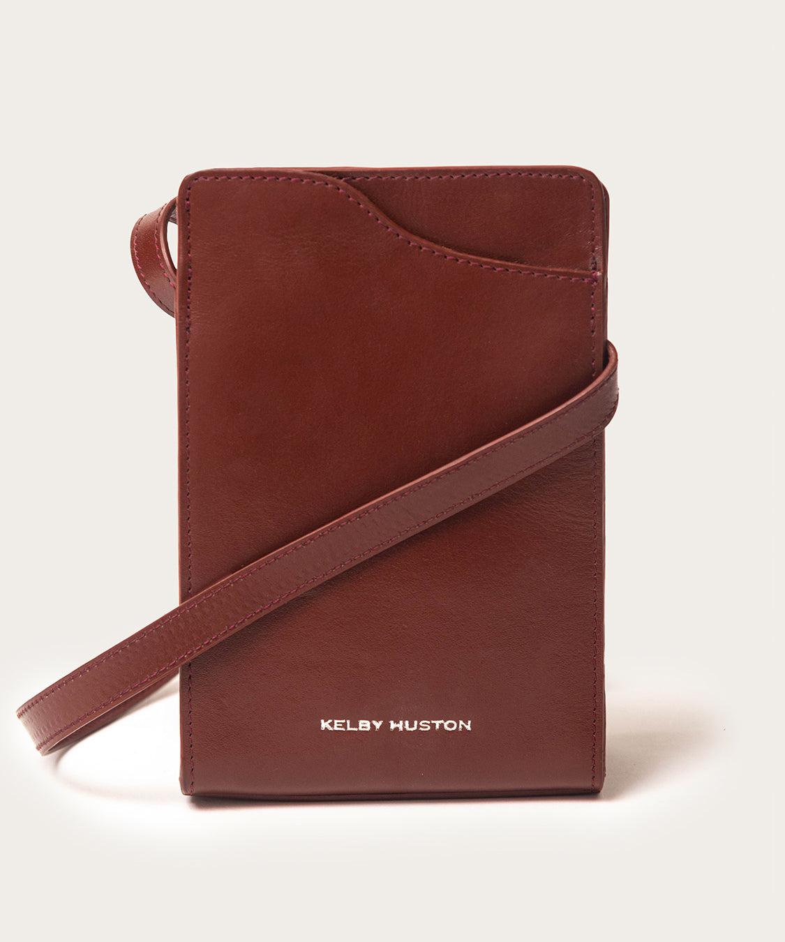 ADEL PHONE SLING - Burgundy, a product by Kelby Huston