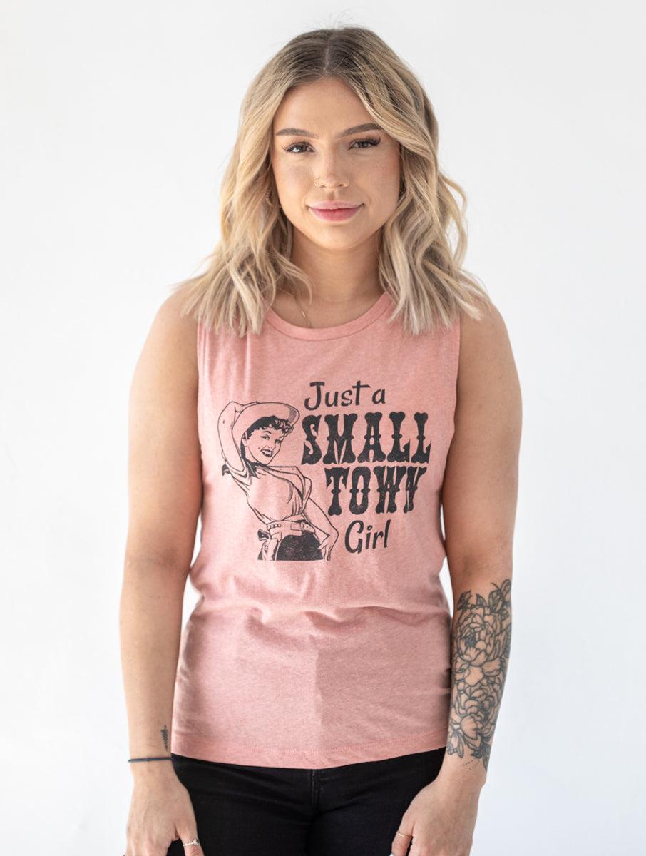 Small Town Girl Muscle Tank, a product by Northbound Supply Co.