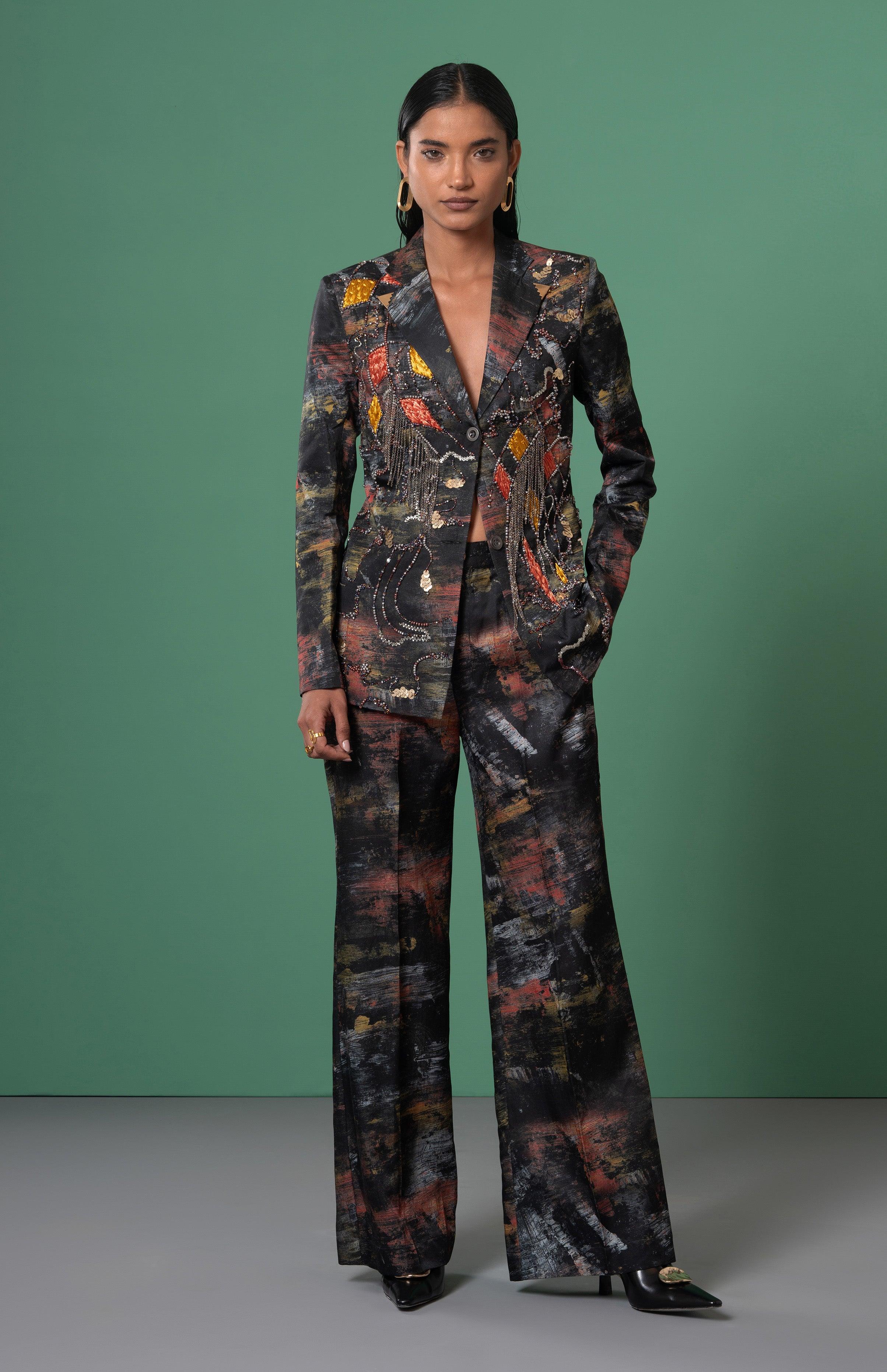 Kagé Embroidered Blazer, a product by Advait India